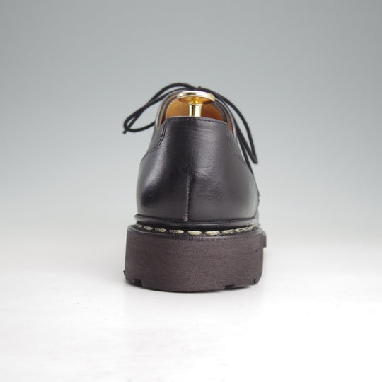 極美品★パラブーツ SIZE 7.5【定価￥110,000-★シャンボード/CHAMBORD】Uチップ/TEXソール/リスレザー/NOIR/黒/メンズ/Paraboot★p539