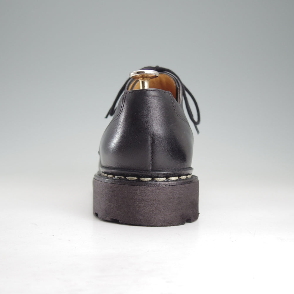 極美品★パラブーツ SIZE 7.5【定価￥110,000-★シャンボード/CHAMBORD】Uチップ/TEXソール/リスレザー/NOIR/黒/メンズ/Paraboot★p539