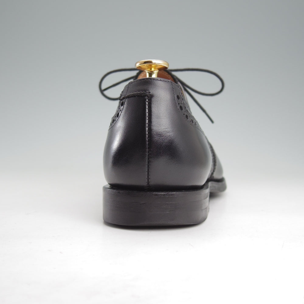 美品★クロケット&ジョーンズ 7.5E【定価￥132,000-★WESTGATE2/ウェストゲート2】379ラスト/フルブローグ/黒/Crockett&Jones★n880