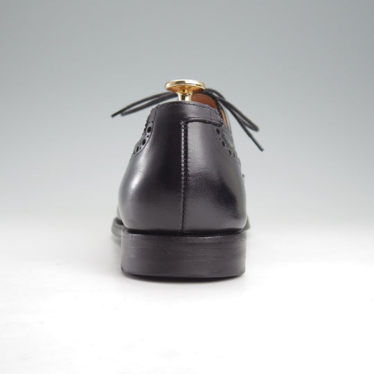 美品★クロケット&ジョーンズ 7.5E【定価￥132,000-★WESTGATE2/ウェストゲート2】379ラスト/フルブローグ/黒/Crockett&Jones★n880