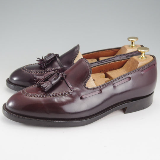 極上★オールデン 8D【現行定価20万円以上★コードバン仕様/ユナイテッドアローズB&Y別注】3770/タッセルローファー/赤茶/ALDEN★o406