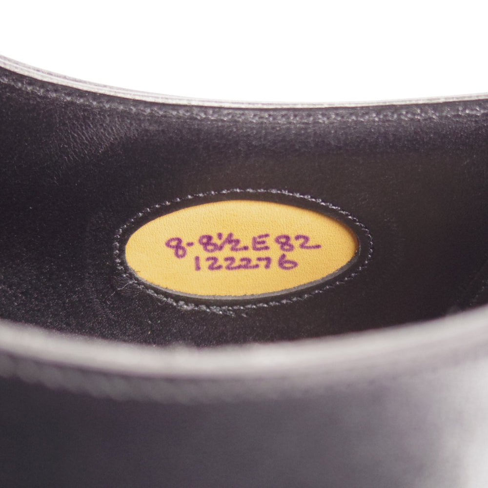 未使用★エドワードグリーン 8E【定価￥269,500-★チェルシー/CHELSEA/82ラスト】ストレートチップ/カーフ/黒/メンズ/EDWARD GREEN★p540