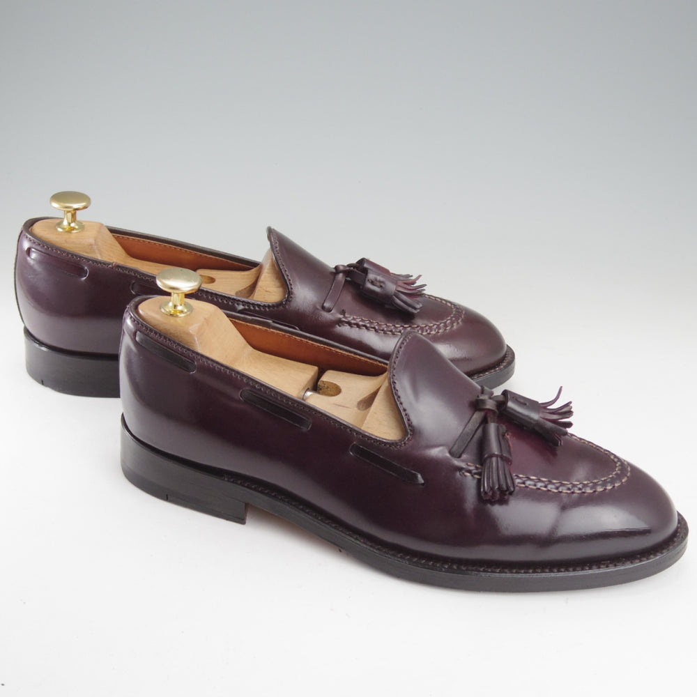 極上★オールデン 8D【現行定価20万円以上★コードバン仕様/ユナイテッドアローズB&Y別注】3770/タッセルローファー/赤茶/ALDEN★o406