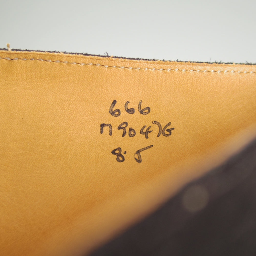 未使用★トリッカーズ SIZE 8【現行定価14万円以上★コマンドソール/BURFORD同系モデル】M9047/スエード/黒/ブーツ/Tricker's★p560