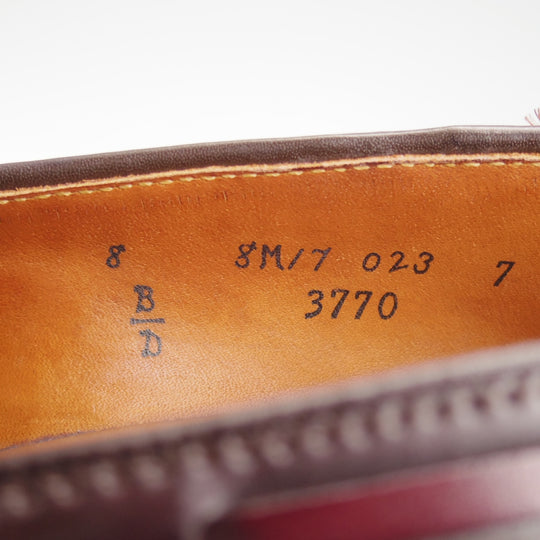 極上★オールデン 8D【現行定価20万円以上★コードバン仕様/ユナイテッドアローズB&Y別注】3770/タッセルローファー/赤茶/ALDEN★o406