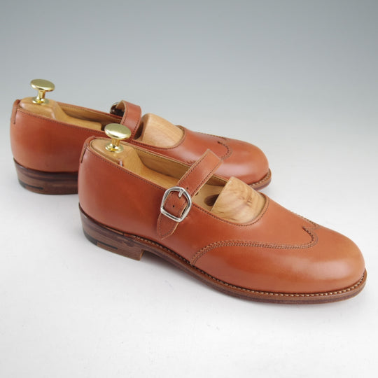 ほぼ未使用★トリッカーズ(レディース) SIZE 5【現行定価10万円以上★ストラップシューズ/L6536】カーフ/茶/Tricker's★p547