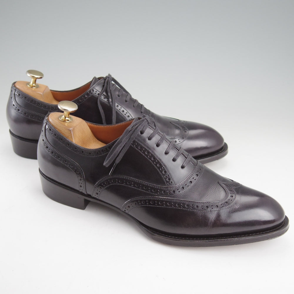 美品★シェットランドフォックス SIZE 7【合計定価￥102,300-★純正シューツリー付/ケンジントン2】012F/黒/SHETLANDFOX★n883