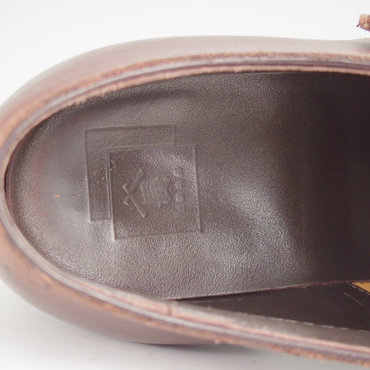 極上★三陽山長 SIZE 7【定価￥104,500-★源四郎/ダブルモンク/R2010ラスト】カーフ/濃茶/メンズ/Sanyo Yamacho★n393