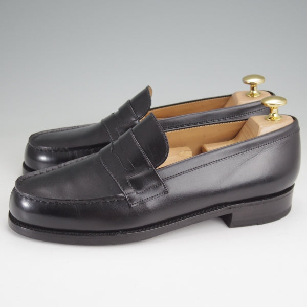 極上★J.M.ウエストン 5C【定価￥156,200-★180/コインローファー】41ラスト/ボックスカーフ/黒/メンズ/Weston/ウェストン★n394