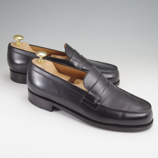 極上★J.M.ウエストン 5C【定価￥156,200-★180/コインローファー】41ラスト/ボックスカーフ/黒/メンズ/Weston/ウェストン★n394