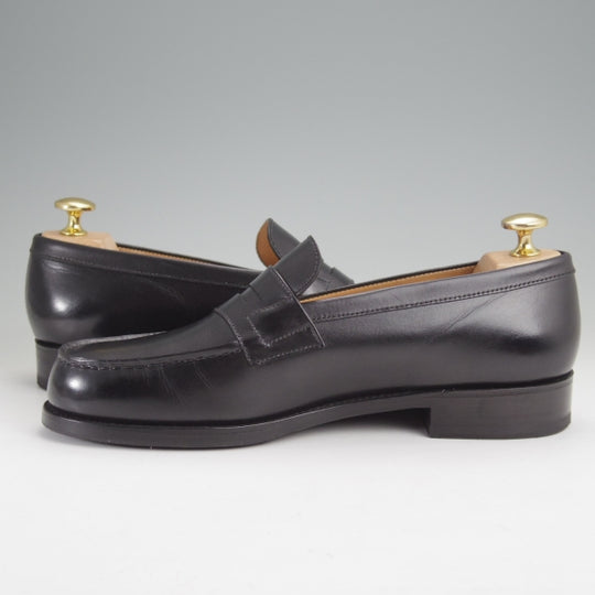 極上★J.M.ウエストン 5C【定価￥156,200-★180/コインローファー】41ラスト/ボックスカーフ/黒/メンズ/Weston/ウェストン★n394