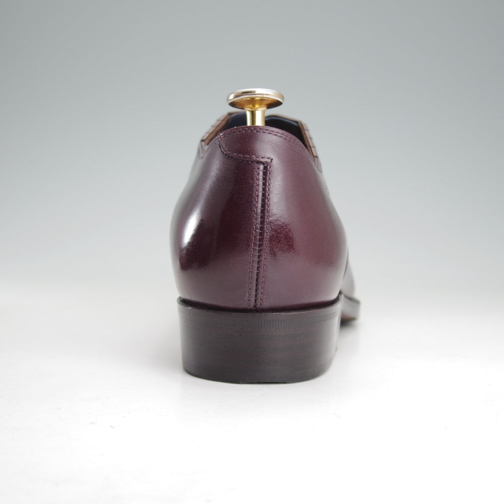 極美品★(浅草)RENDO/レンド SIZE 7【オーダー価格￥126,500-★(仏)アノネイ社のボカルーカーフ/7703】サイドエラスティック/赤茶★o409