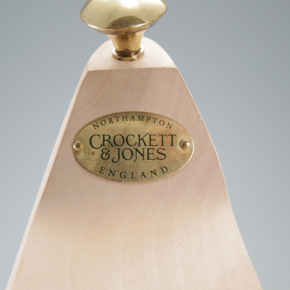 極上★クロケット&ジョーンズ SIZE 7【定価￥28,600-★純正シューツリー】木製シューキーパー/メンズ/Crockett&Jones★o959