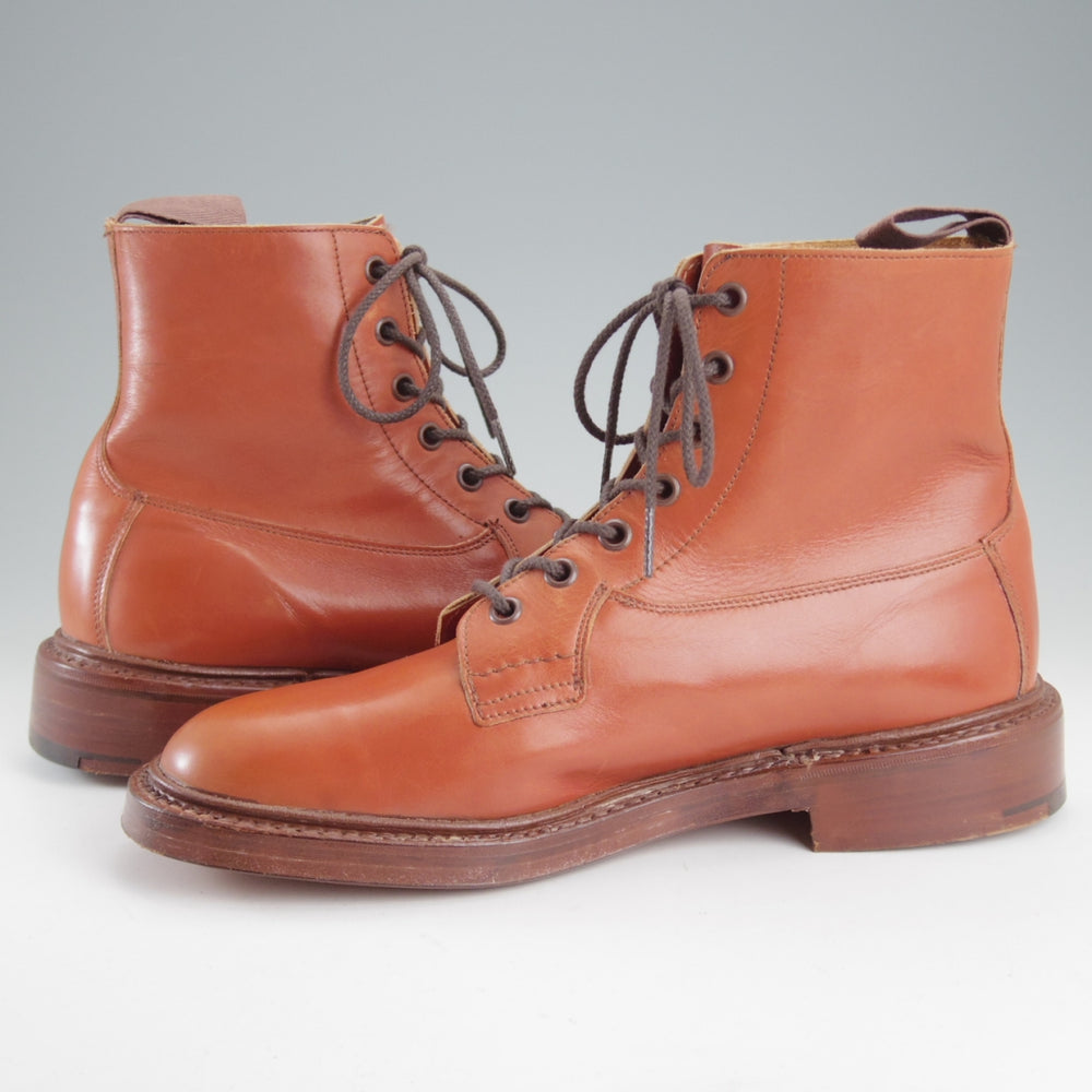 ほぼ未使用★トリッカーズ SIZE 7.5【現行定価14万円以上★ス―パーブーツ/BURFORD同系モデル】M9047/カーフ/茶/メンズ/Tricker's★p550