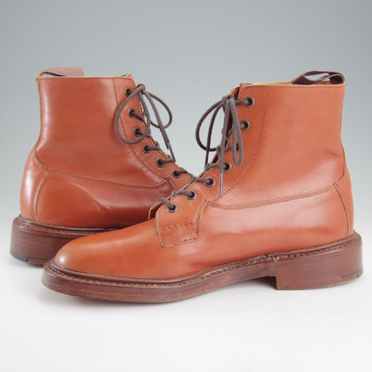 ほぼ未使用★トリッカーズ SIZE 7.5【現行定価14万円以上★ス―パーブーツ/BURFORD同系モデル】M9047/カーフ/茶/メンズ/Tricker's★p550