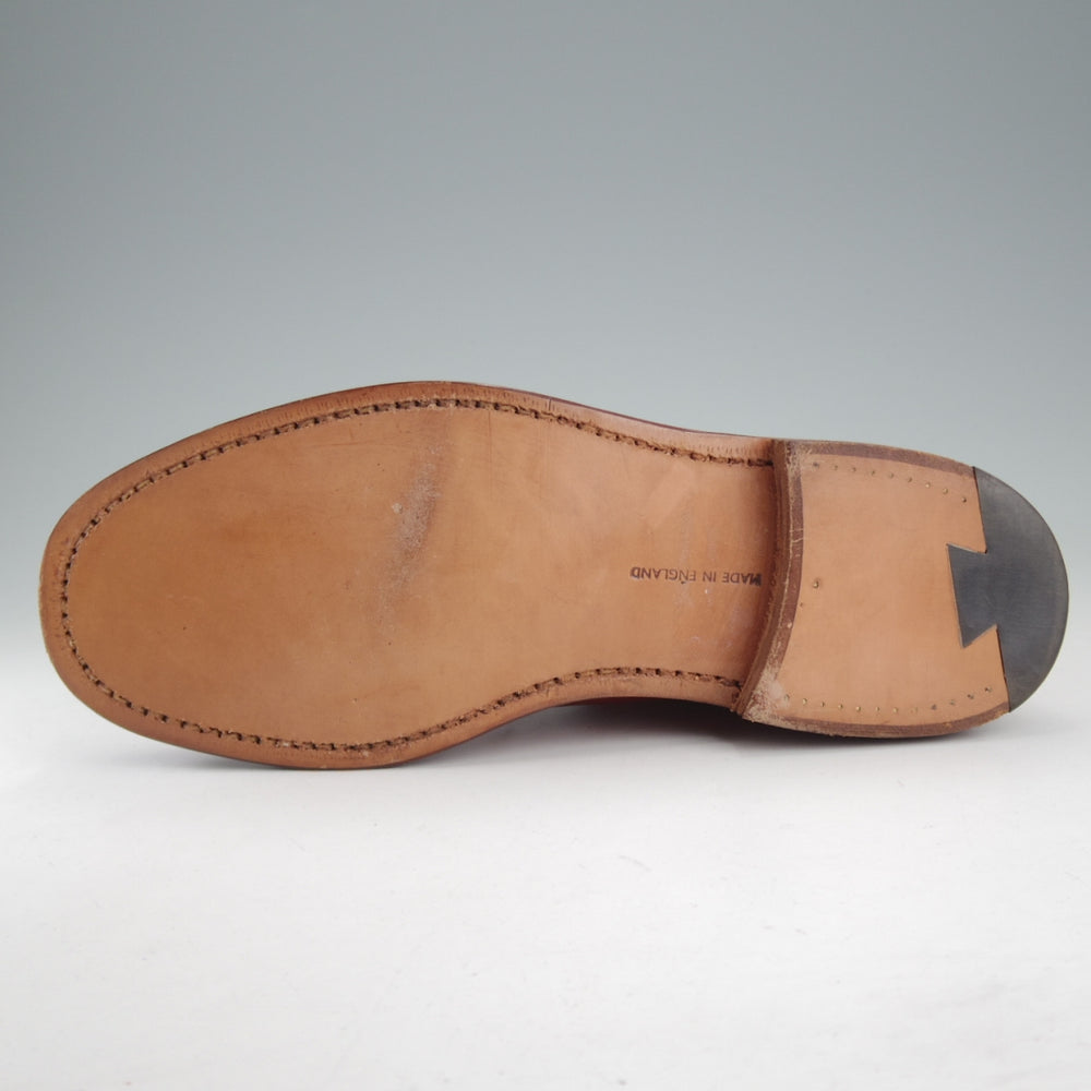 ほぼ未使用★トリッカーズ SIZE 7.5【現行定価14万円以上★ス―パーブーツ/BURFORD同系モデル】M9047/カーフ/茶/メンズ/Tricker's★p550