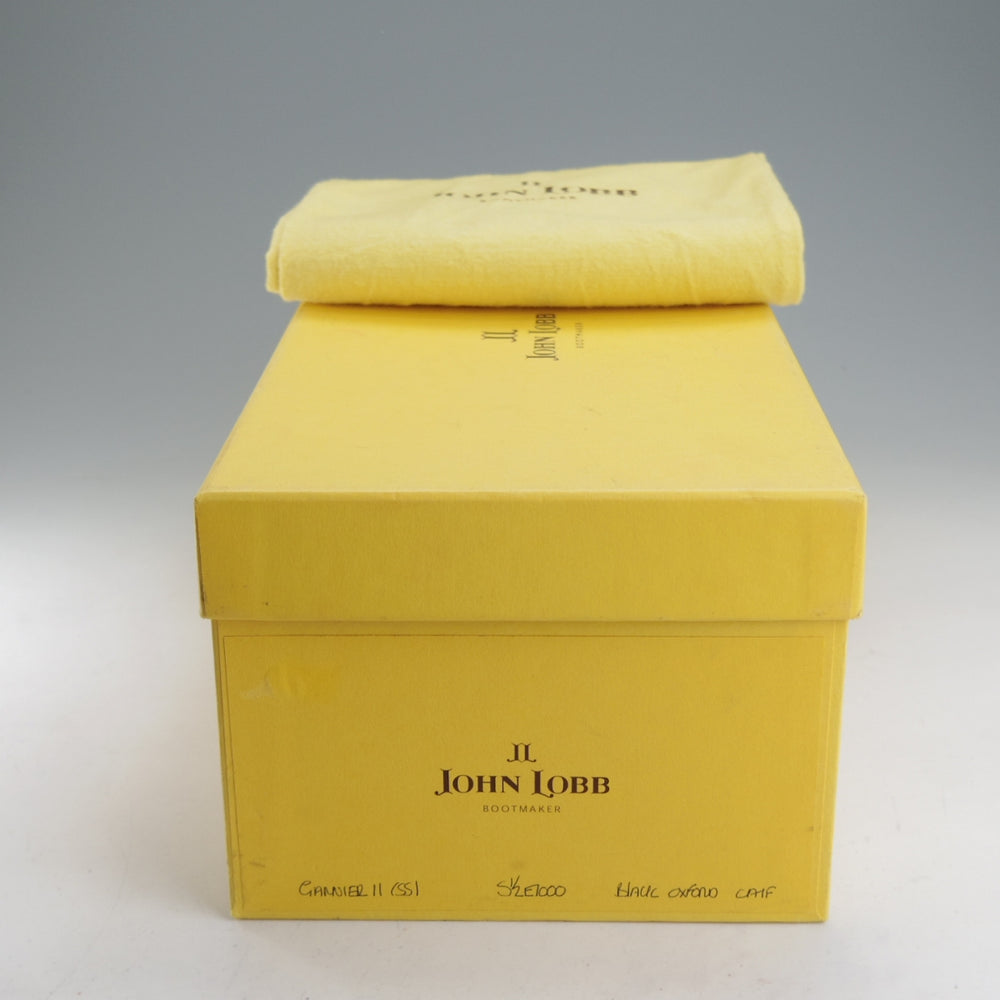 極上★ジョンロブ 5.5E【現行定価30万円以上★プレステージライン/GARNIER2/ガルニエ】7000ラスト/プレーントゥ/黒/JOHN LOBB★o411