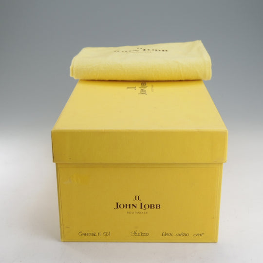 極上★ジョンロブ 5.5E【現行定価30万円以上★プレステージライン/GARNIER2/ガルニエ】7000ラスト/プレーントゥ/黒/JOHN LOBB★o411