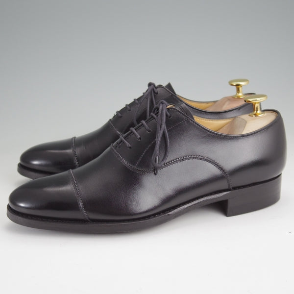 極美品★ユニオンロイヤル SIZE 5.5【ダイナイトソール仕様★トレーディングポスト別注/ストレートチップ】カーフ/黒/UNION ROYAL★n398