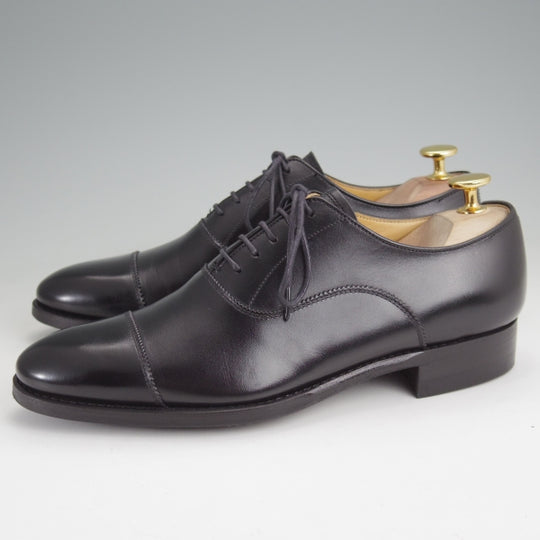 極美品★ユニオンロイヤル SIZE 5.5【ダイナイトソール仕様★トレーディングポスト別注/ストレートチップ】カーフ/黒/UNION ROYAL★n398