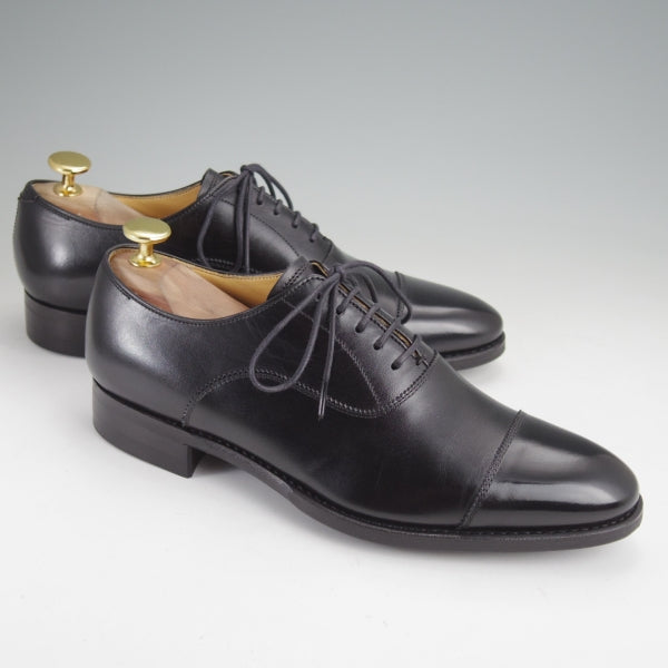 極美品★ユニオンロイヤル SIZE 5.5【ダイナイトソール仕様★トレーディングポスト別注/ストレートチップ】カーフ/黒/UNION ROYAL★n398