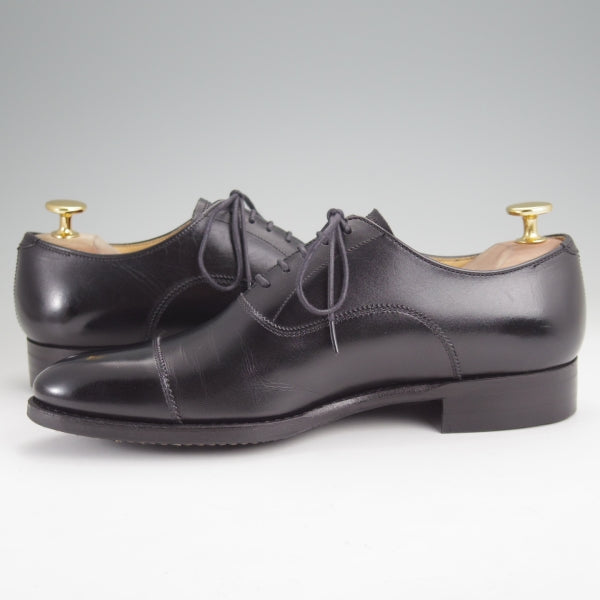 極美品★ユニオンロイヤル SIZE 5.5【ダイナイトソール仕様★トレーディングポスト別注/ストレートチップ】カーフ/黒/UNION ROYAL★n398