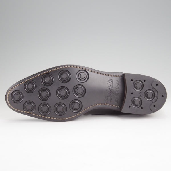 極美品★ユニオンロイヤル SIZE 5.5【ダイナイトソール仕様★トレーディングポスト別注/ストレートチップ】カーフ/黒/UNION ROYAL★n398