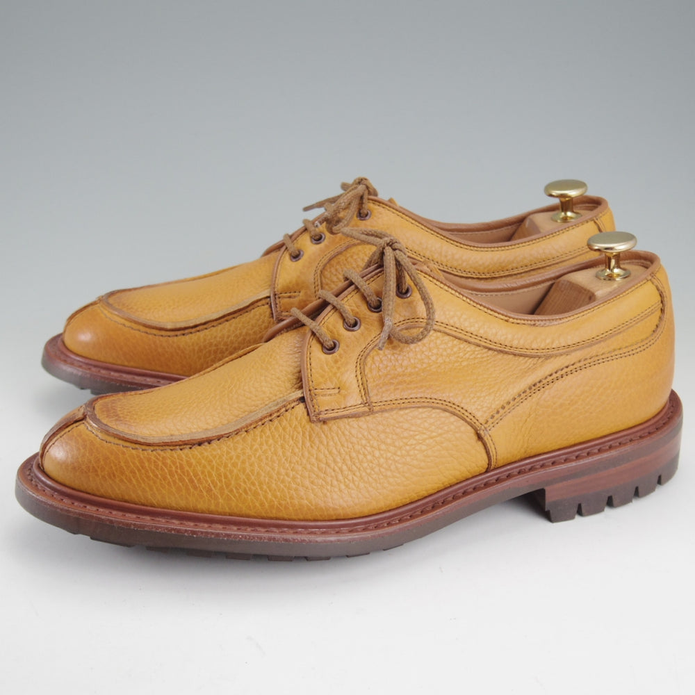 未使用★トリッカーズ SIZE 8【現行定価13万円以上★コマンドソール仕様/REX】M7785/Uチップ/シボ革/ACORN/薄茶/メンズTricker's★p556