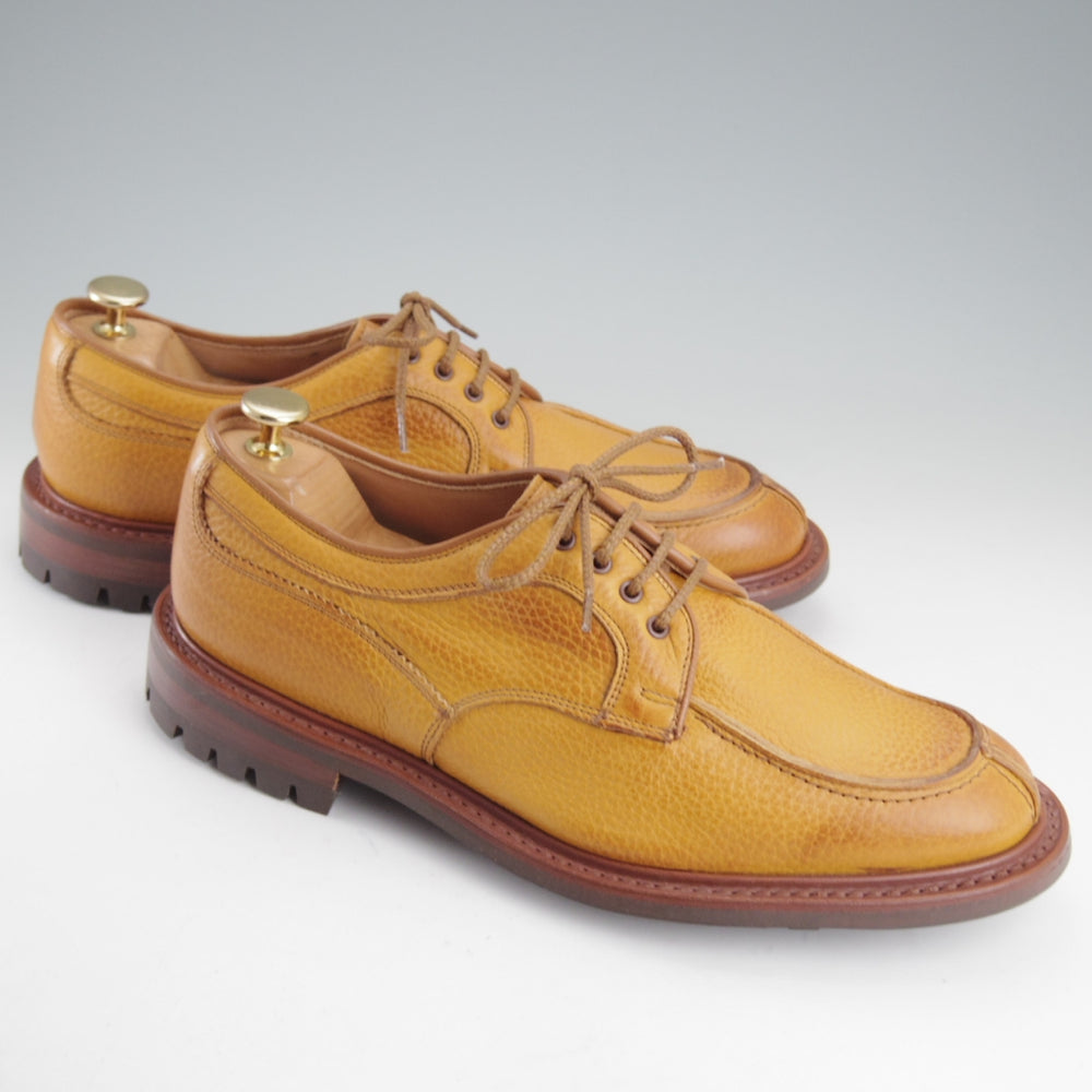 未使用★トリッカーズ SIZE 8【現行定価13万円以上★コマンドソール仕様/REX】M7785/Uチップ/シボ革/ACORN/薄茶/メンズTricker's★p556