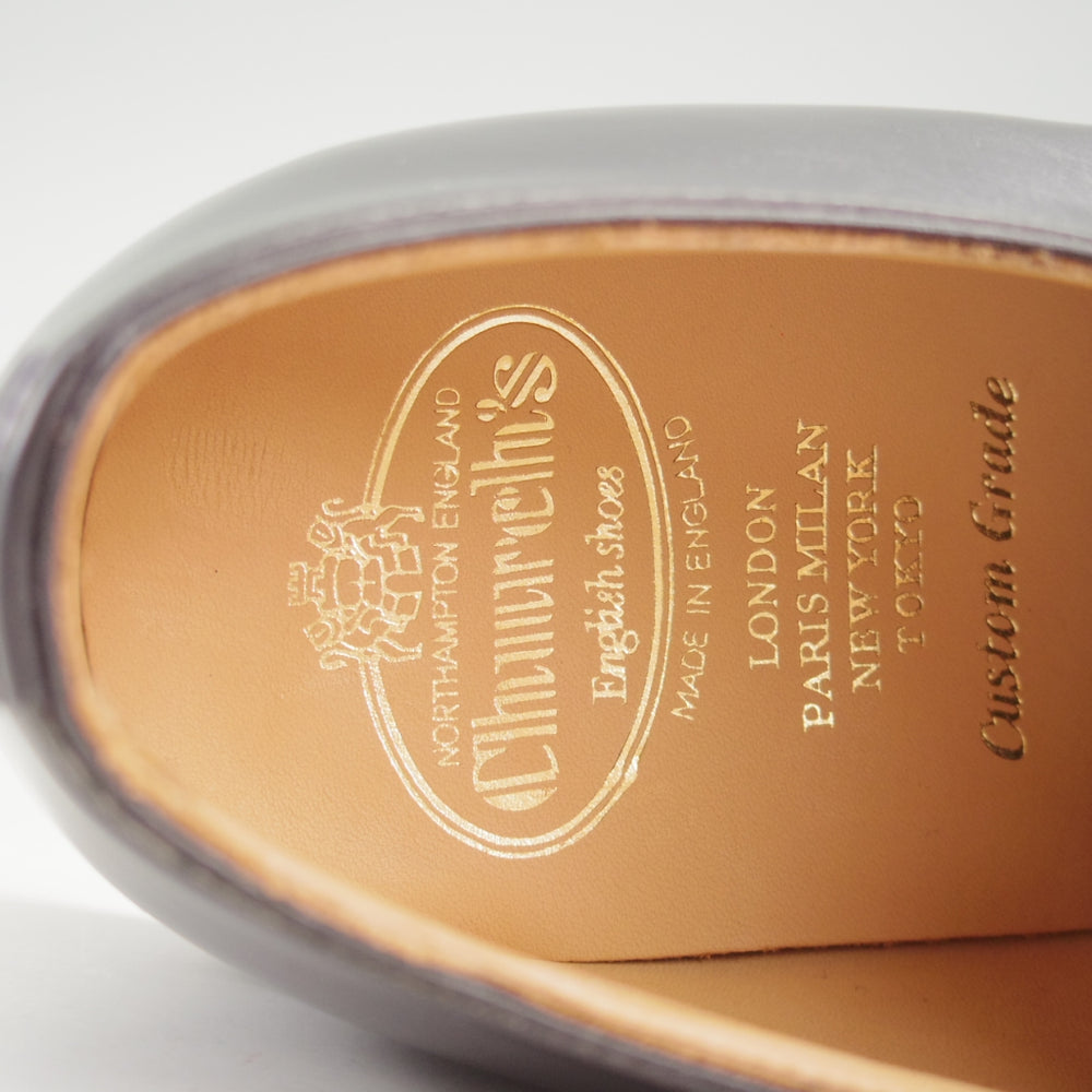 未使用★チャーチ 95G/UK9.5【定価￥192,500-★SHANNON/シャノン】103ラスト/プレーントゥ/黒/メンズ/Church's★n889