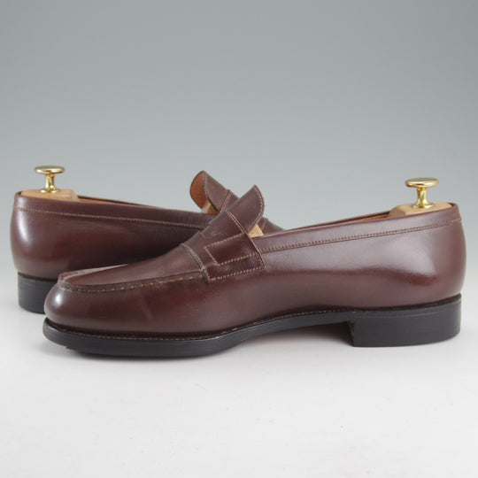 極上★J.M.ウエストン 7C【現行定価￥165,000-★180/コインローファー】41ラスト/ボックスカーフ/濃茶/Weston/ウェストン★p557