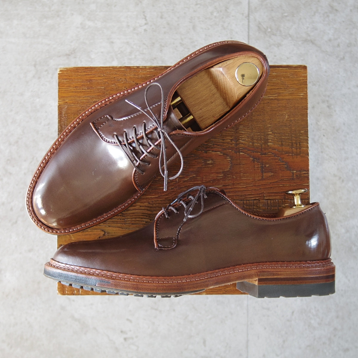 オールデン 99020C コードバン プレーントゥ ラベロ バリーラスト 6.5D