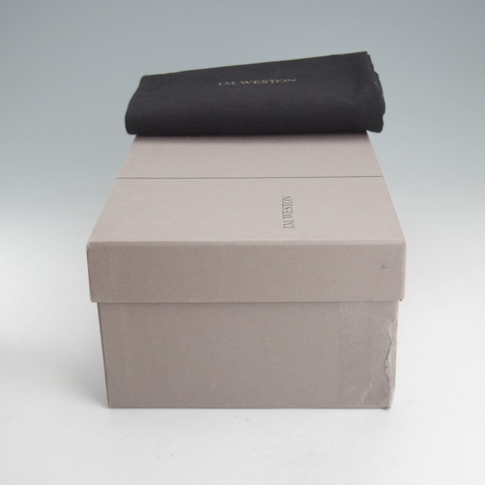 極上★J.M.ウエストン 7C【現行定価￥165,000-★180/コインローファー】41ラスト/ボックスカーフ/濃茶/Weston/ウェストン★p557