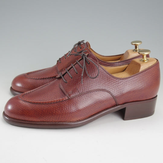 未使用★(伊製)Le Yucca's/レユッカス SIZE 41【貴重★(米)ホーウィン社のハッチグレイン/Uチップ】Y31619m/Karena Uラスト/赤茶★p558