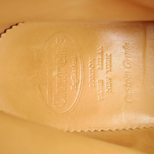 美品★チャーチ 70G/UK7【ダイナイトソール仕様★GRINDALE/レースアップブーツ】133ラスト/スエード/SIGAR/濃茶/メンズ/Church's★n894