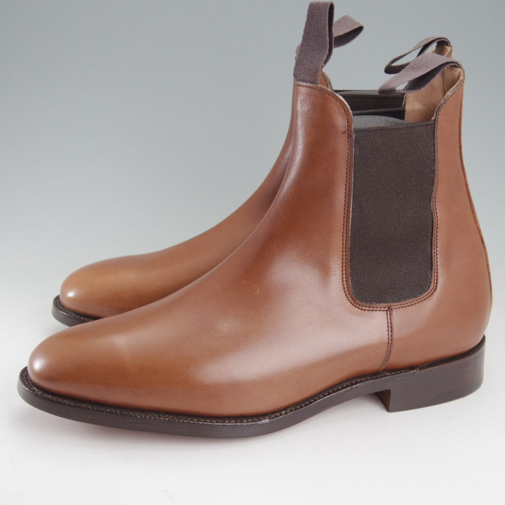 未使用★トリッカーズ SIZE 8【定価121,000-★LAMBOURN/サイドゴアブーツ】M6119/カーフ/ビーチナットアンティーク/茶/Tricker's★p559