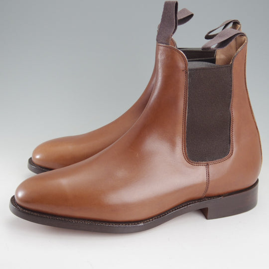 未使用★トリッカーズ SIZE 8【定価121,000-★LAMBOURN/サイドゴアブーツ】M6119/カーフ/ビーチナットアンティーク/茶/Tricker's★p559