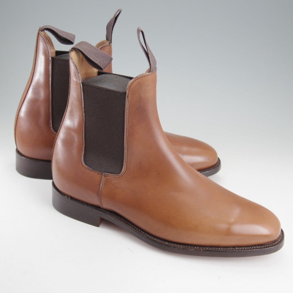 未使用★トリッカーズ SIZE 8【定価121,000-★LAMBOURN/サイドゴアブーツ】M6119/カーフ/ビーチナットアンティーク/茶/Tricker's★p559