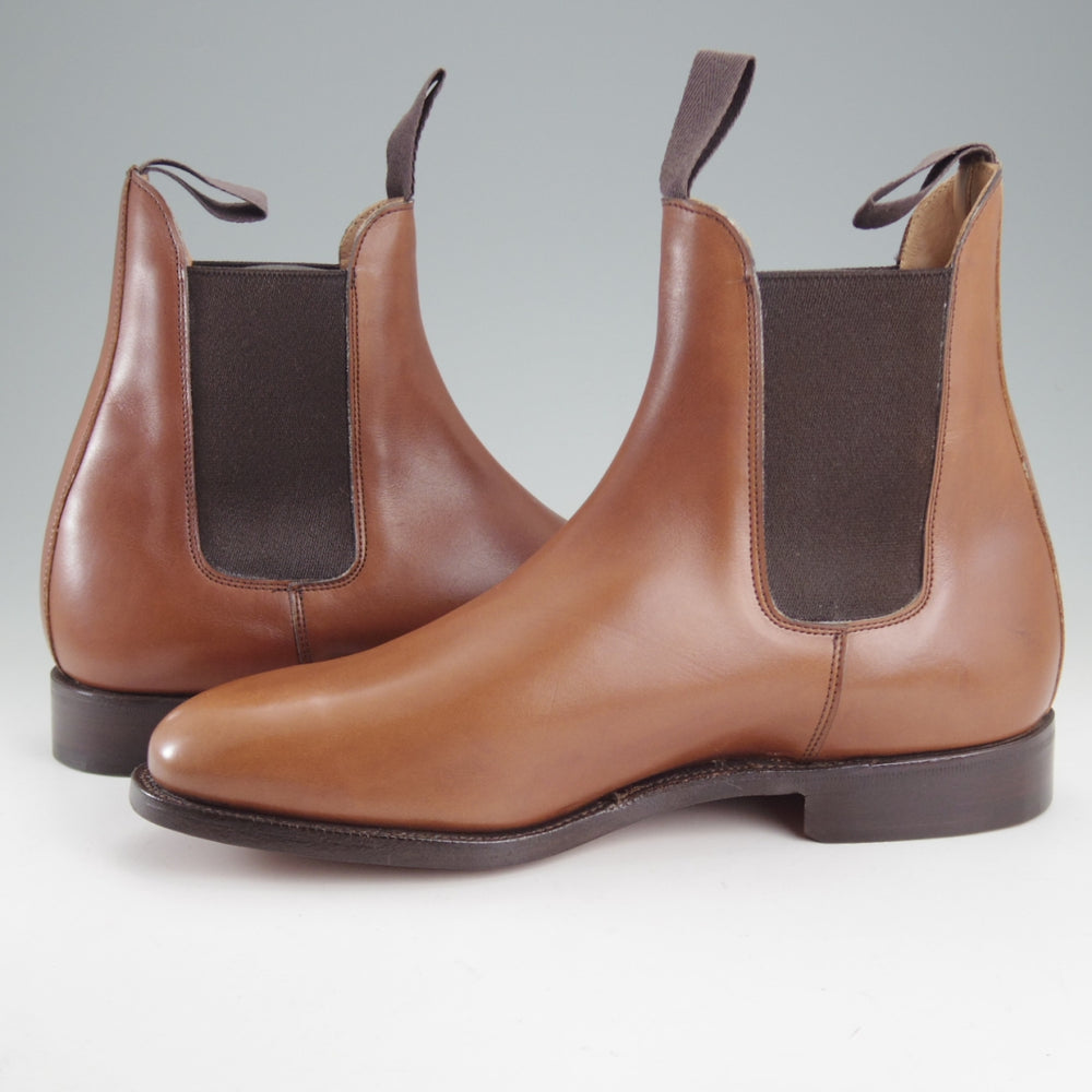 未使用★トリッカーズ SIZE 8【定価121,000-★LAMBOURN/サイドゴアブーツ】M6119/カーフ/ビーチナットアンティーク/茶/Tricker's★p559