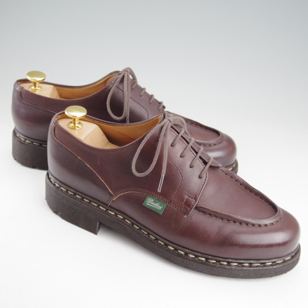 パラブーツ シャンボード Uチップ 濃茶 6.5 中古 o417 | 高級中古革靴